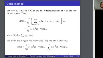 Shehzad Hathi - The circle method and Linnik--Goldbach problems