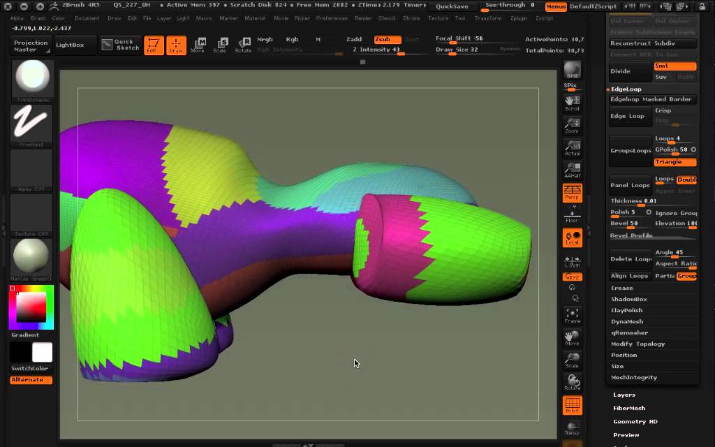 exit the 2d mode in zbrush