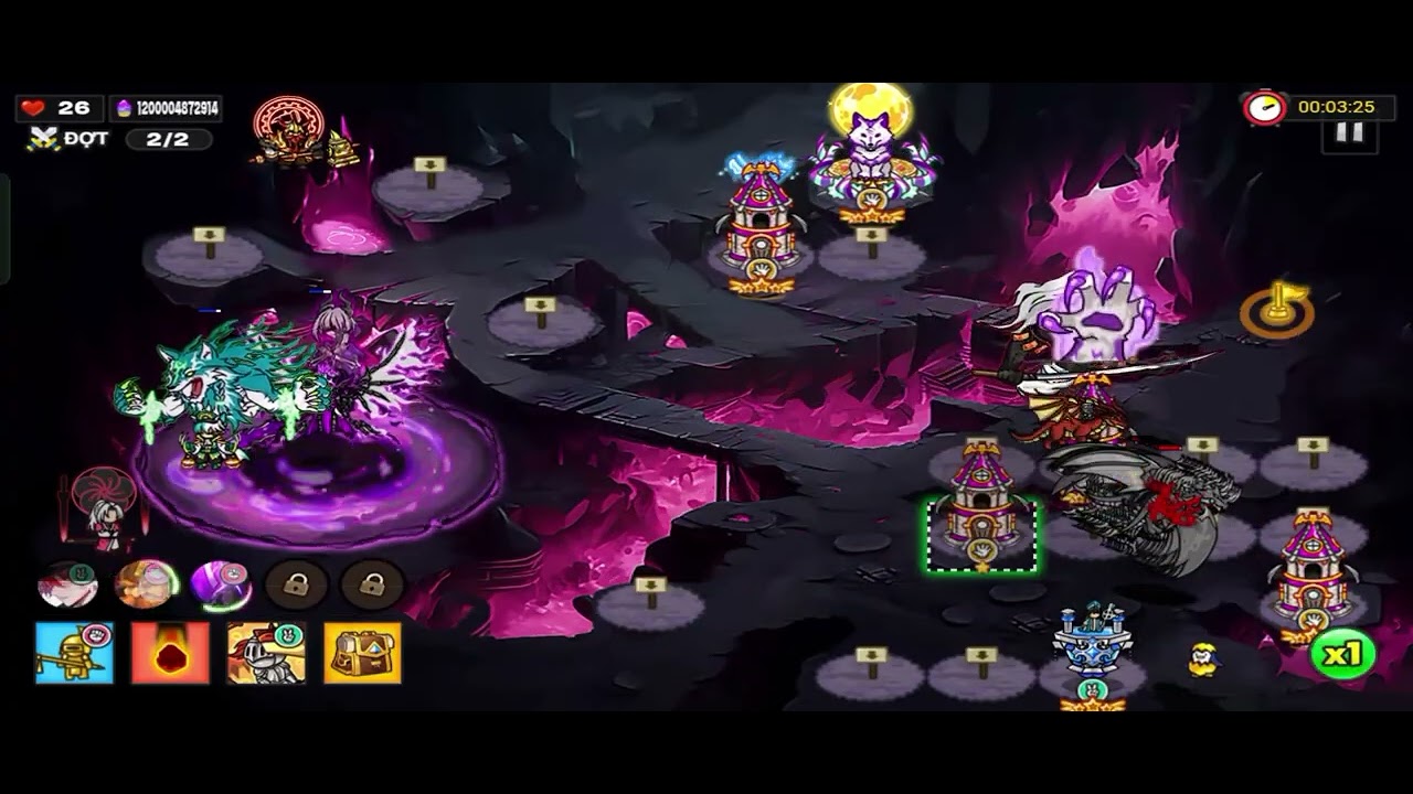 Đánh war trên 1200b nè và even free đá hell đến 150 @goldtowerdefence