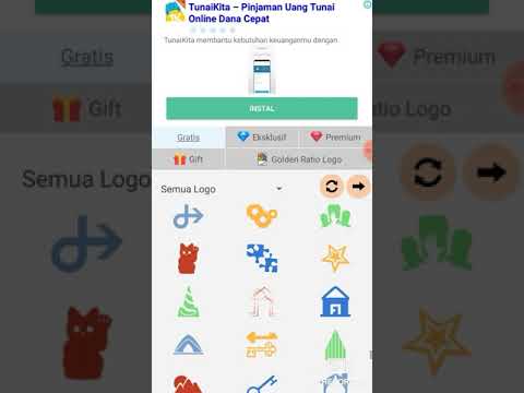 Cara Buat asli logo  desain  dengan ribuan alat editing  