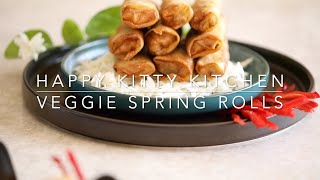 Vegetable Spring Rolls Recipe ??-لفائف سبرنق رول الخضار ||HappyKittyKitchen