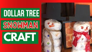 Dollar Tree Craft DONUT SNOWMAN | DOUGHNUT SNOWMAN screenshot 5