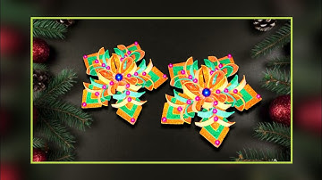 How to make easy paper snowflakes - Paper Snowflake #08