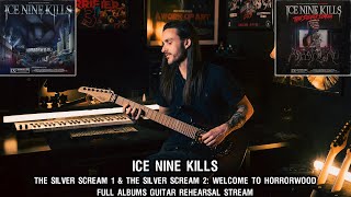 Ice Nine Kills - The SIlver Scream 1 & The Silver Scream 2  - Guitar Rehearsal + Hangout