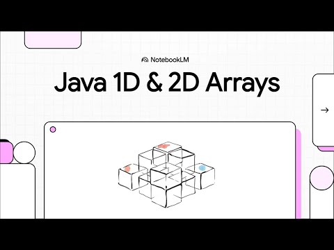 Learn 1D and 2D Arrays in Java | Step-by-Step Tutorial