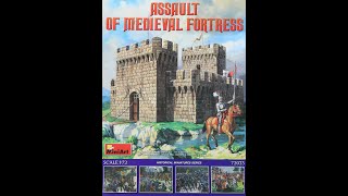 Assault of Medieval Fortress 1/72 scale - MiniArt - diorama Unboxing