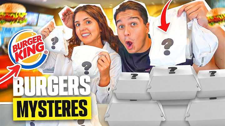 ON MANGE TOUS LES BURGERS MYSTÈRES A 3€ !