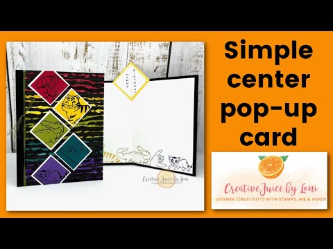 Jungle Pals Pop Up Card - YouTube