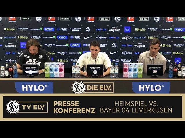 TVELV | Pressekonferenz - SV Elversberg vs. Bayer 04 Leverkusen | 3:2