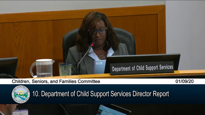 Children, Seniors, and Families Committee January  9,  2020  2:00  PM