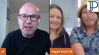 Live: vegan food uk founders get interviewed on the social media show