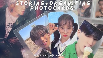 storing + organizing kpop photocards into my binders ✰ seventeen, itzy, stayc, exo + more!