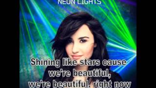 Demi lovato- Neon lights lyrics