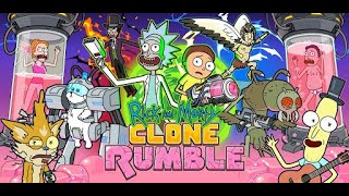 Rick and Morty Gameplay Animations ( Clone Rumble game)