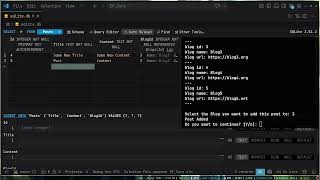 Blog Manager Project - .Net 10, EF Core and Sqlite