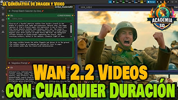 WAN2.2 VIDEOS CON CUALQUIER DURACIÓN USANDO NODOS EXCLUSIVOS!!