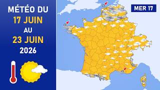 Météo Du Mercredi 17 Au Mardi 23 Juin 2026