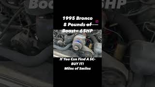Subscribe To Follow The 1995 Supercharged Bronco Build! #bronco #paxton #351