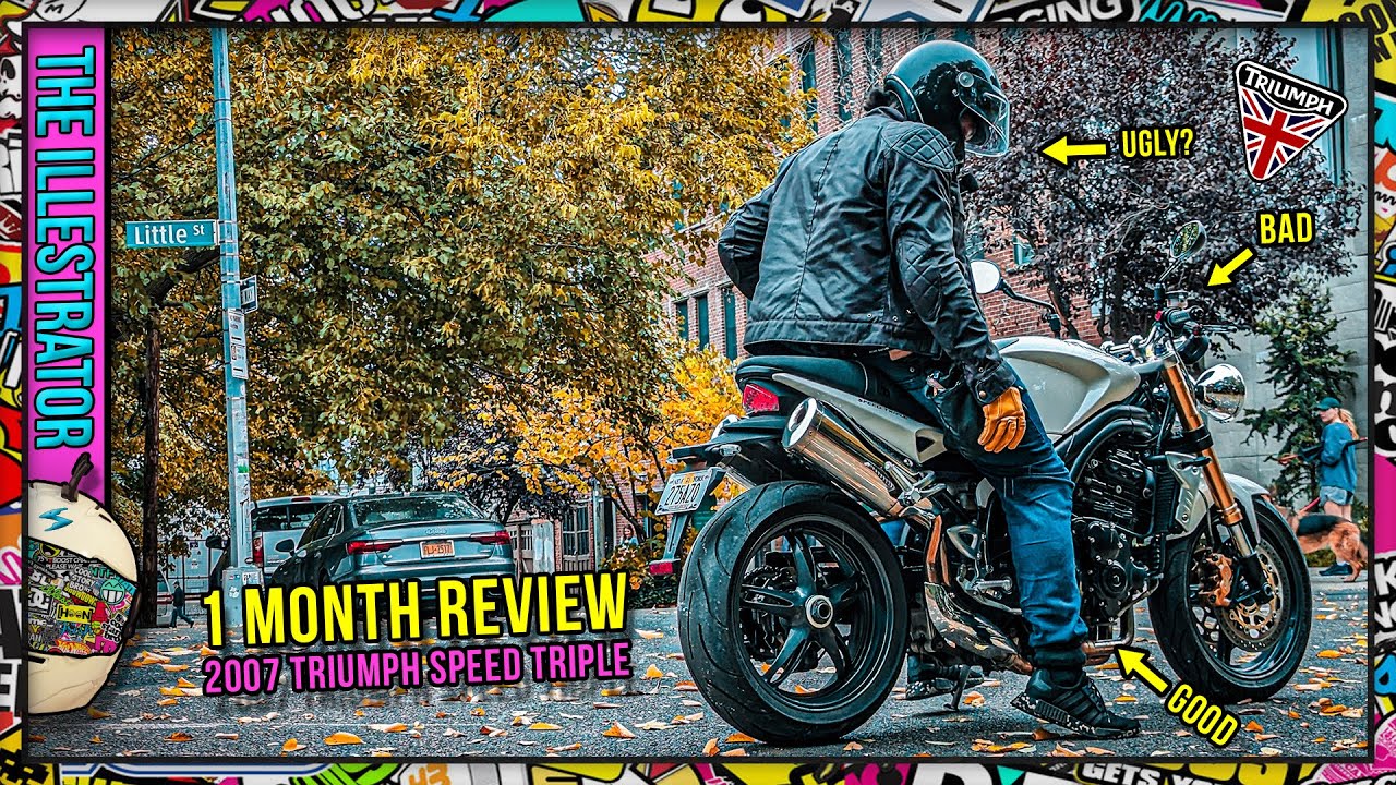 Triumph Speed ​​Triple 1050 2007 года — Месячный обзор — Что я ненавижу и что люблю