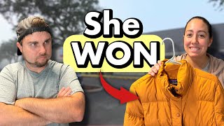 She Always Thrifts the Best Stuff…
