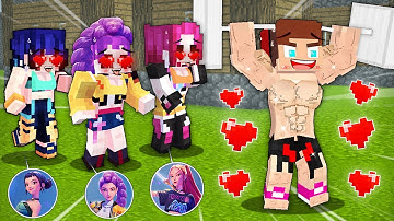 MAIZEN : JJ SAVE RUMI and Fall In LOVE KPOP DEMON HUNTERS !? - Minecraft Animation JJ & Mikey