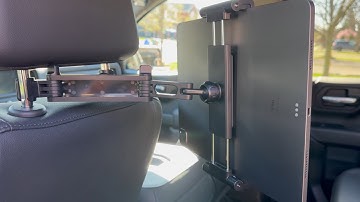 LISEN Tablet iPad Car Holder Back Seat - Stretchable Tablet Holder for Car Headrest Unboxing / Setup