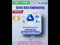 🚀 New Batch Alert – Azure Data Engineering📅 Starting 6th May 2025