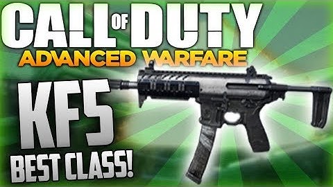 Call of Duty Advanced Warfare: Best KF5 Class Setup - (Call of Duty Multiplayer Gameplay)