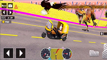 Tuk Tuk auto rickshaw driver game - 3D auto rickshaw driving game - Android iOS Gameplay #76