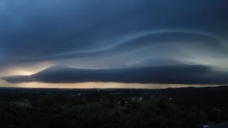 Gorgeous Morning Shelf/Roll Cloud Time Lapse (August 15, 2015)