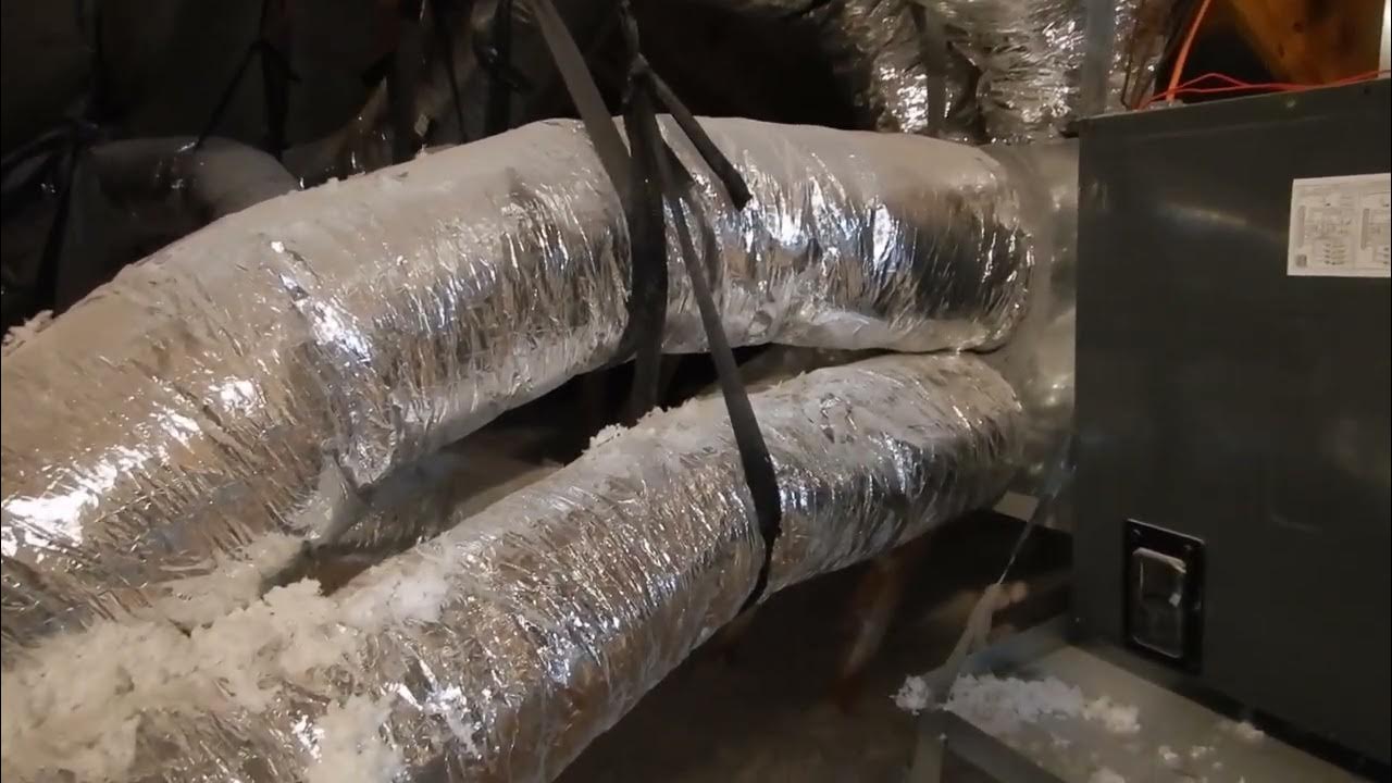 3A. Central TX HVAC Indoor Air Handler In Attic. YouTube
