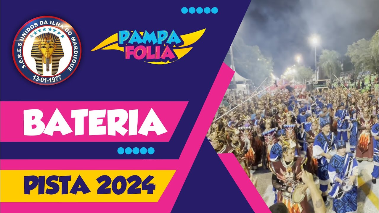 Bateria Caldeirão - Ilha do Marduque - Desfile 2024 - 1º desfile