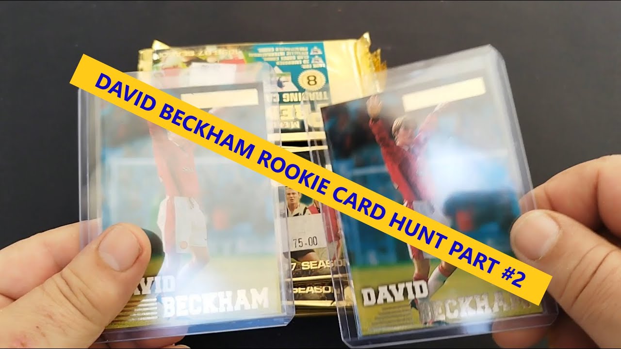 40 PACK 1996/97 MERLIN PREMIER GOLD - DAVID BECKHAM ROOKIE HUNT