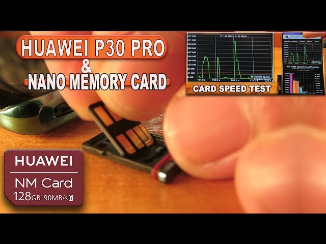 Huawei P30 Pro & Nano Memory Card (How to Insert, Speed Test, X