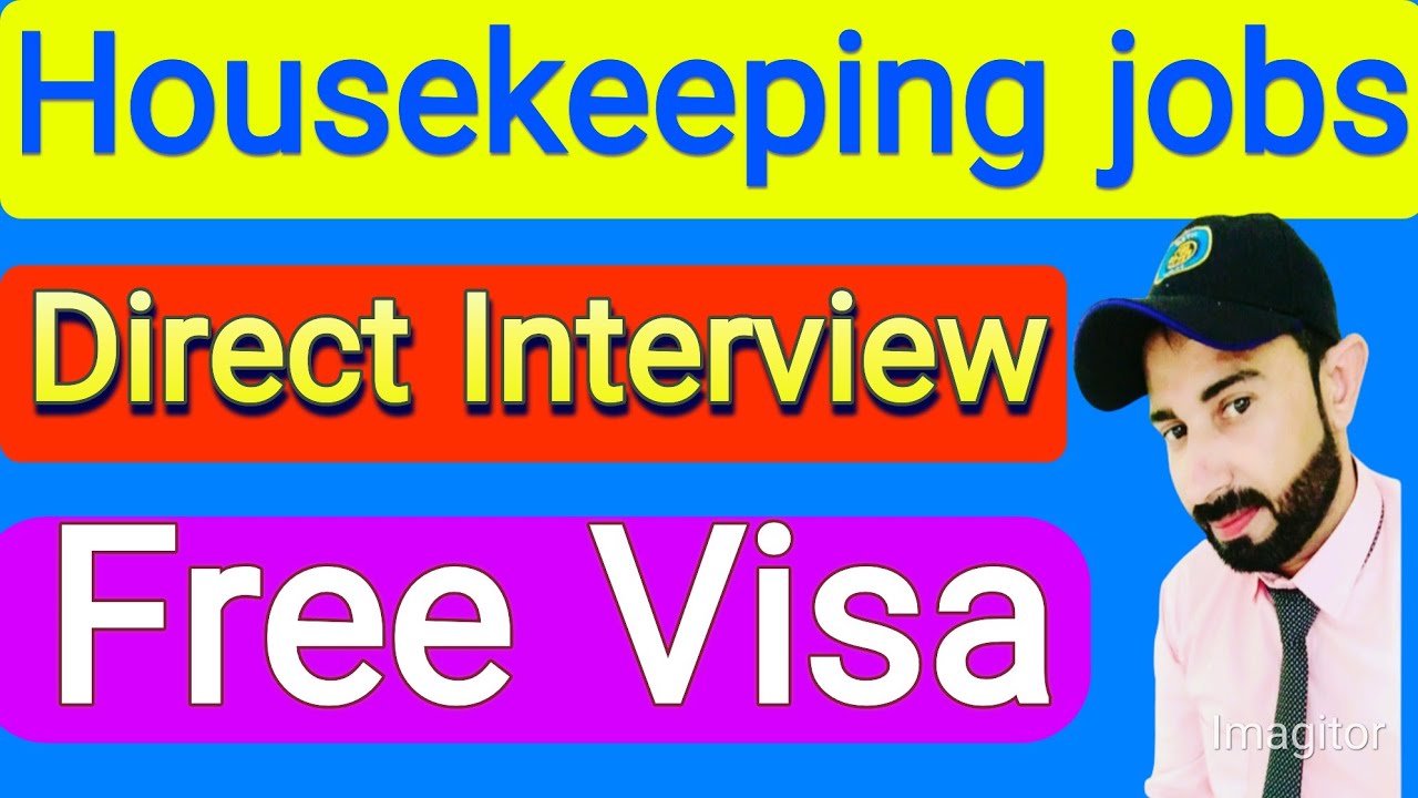 Dubai Housekeeping Attendant jobs / Direct Interview/ Male & Female