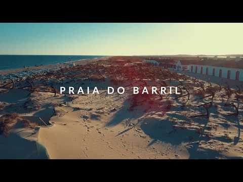 Praia Do Barril Beach - Tavira, Portugal DJI Mavic Pro 4K Drone video