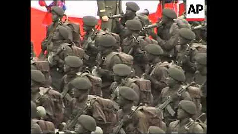 Garcia leads military parade to celebrate anniversary of country's independence