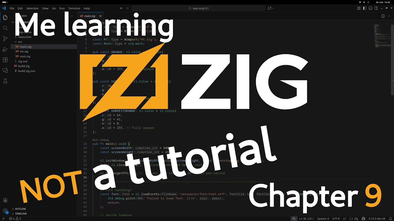Learning Zig Live - Chapter 9 - YouTube