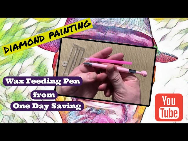 Quick How to use a Wax Pencil and QuickStik for Diamond Painting 