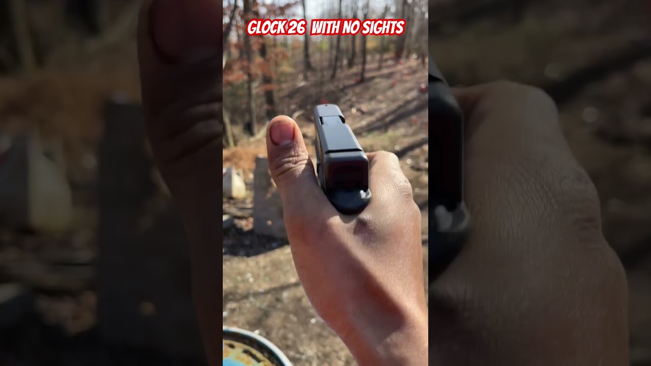 No sights? No problem… 🫣 