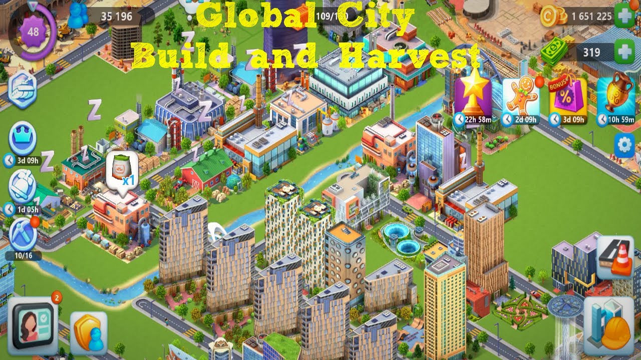 Global City: Build and Harvest Walkthrough #47 On Android - YouTube
