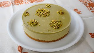 Ricetta Cheesecake al pistacchio  Pistachio Cheesecake recipe |ASMR| cakeshare