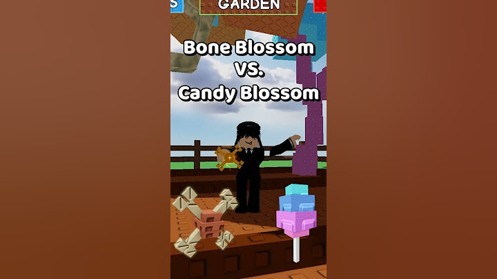 Bone Blossom OR Candy Blossom? Best Plant in Grow a Garden Roblox Update #shorts #bloxb