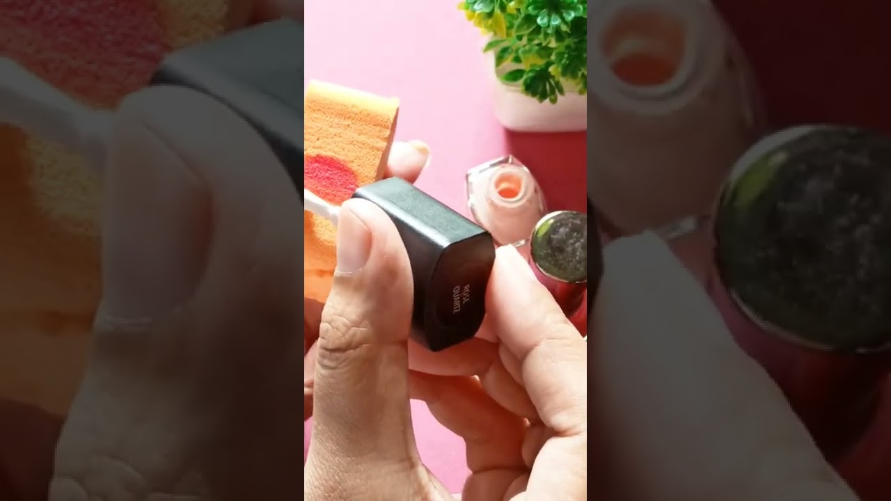 Easy Ombre Nail Art White And Red Durga Pujo, Navratri, Karwachouth Special