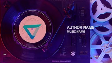 Turntable - Audio Visualizer Music Video Templates
