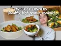 What i eat in a week for dinner high protein plant based and realistic