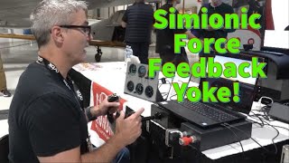 SHYK01 Force Feedback Yoke | Simionic | Flight Sim Expo 2023