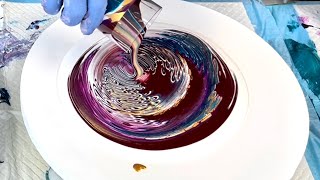 6 Colors Collaboration - With  @ChrisJeszeck - Fluid Art - Acrylic Pour