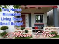 House Tour 2020 🏠 || Tiny House || Minimalist Living Room || Small Budget || Cristy Gualberto