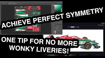 How to create perfectly symmetrical iRacing liveries in Photoshop
